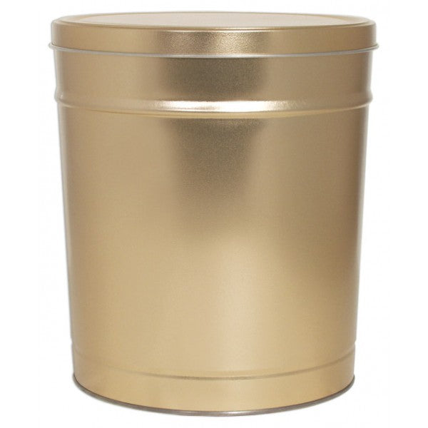 Gold Canister Popped Popcorn Tin
