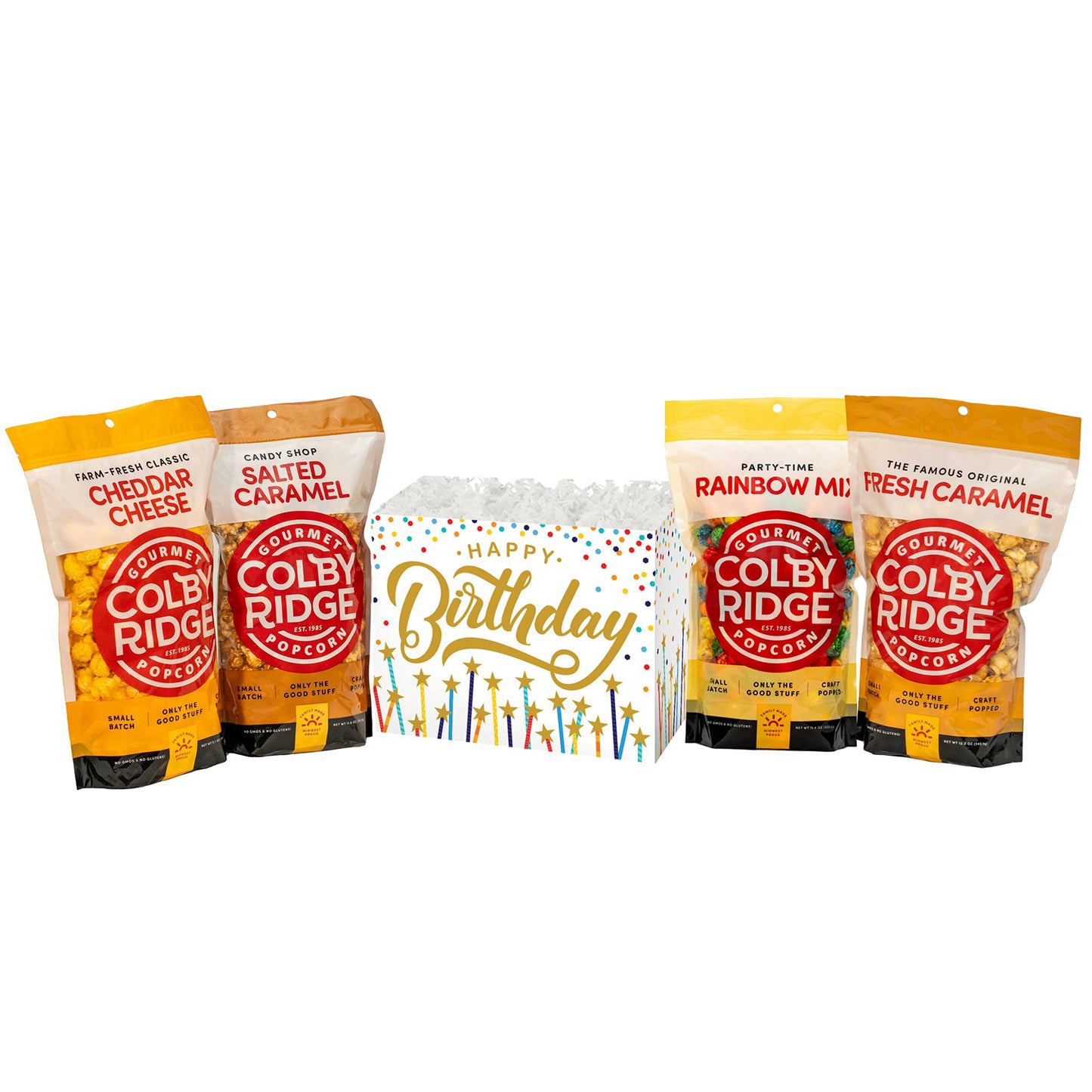 Happy Birthday Box Four Bag Assortment