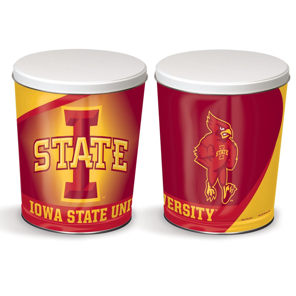Iowa State Cyclones 3-Way Mix Popcorn Tin