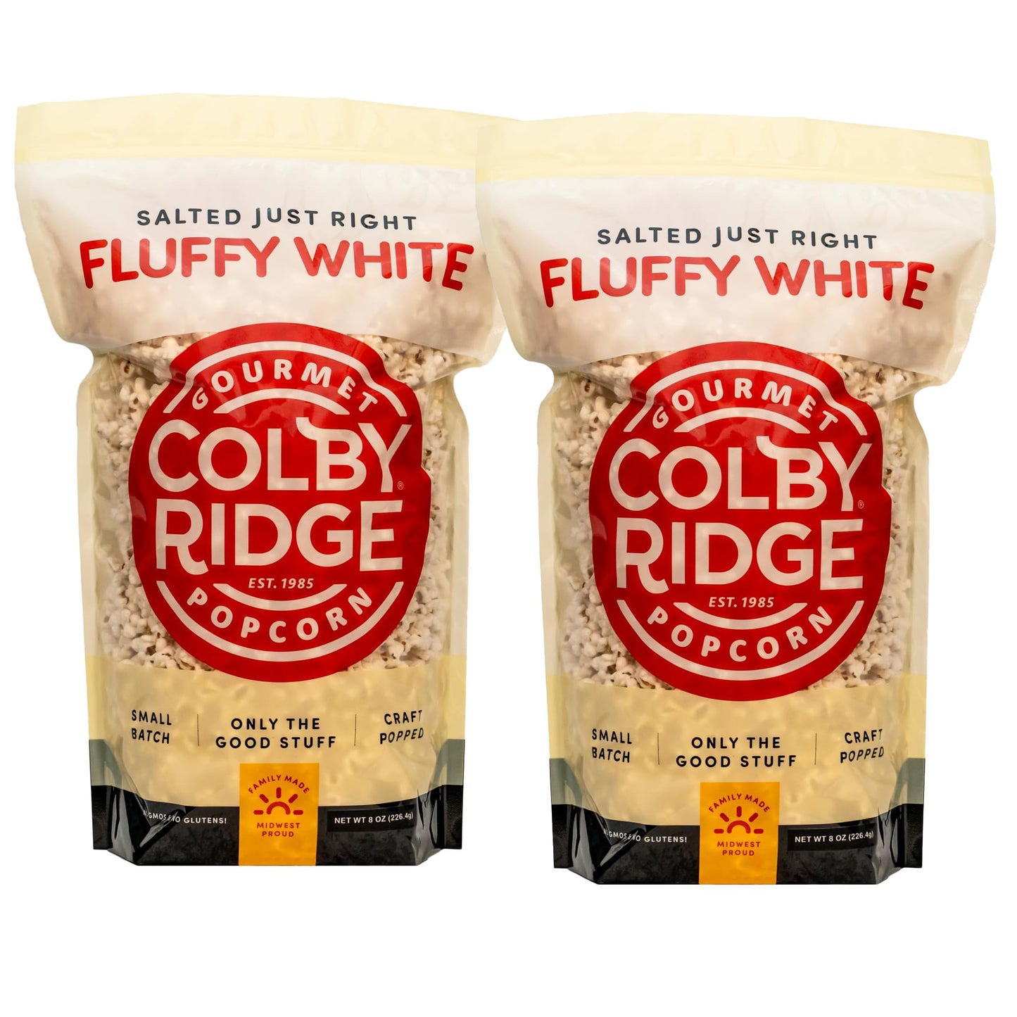 Fluffy White - Two Gallon Two Pack