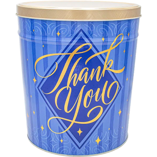Thank You Popped Popcorn Tin