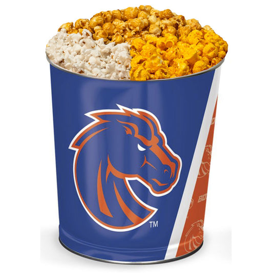 Boise State Broncos 3-Way Mix Popcorn Tin