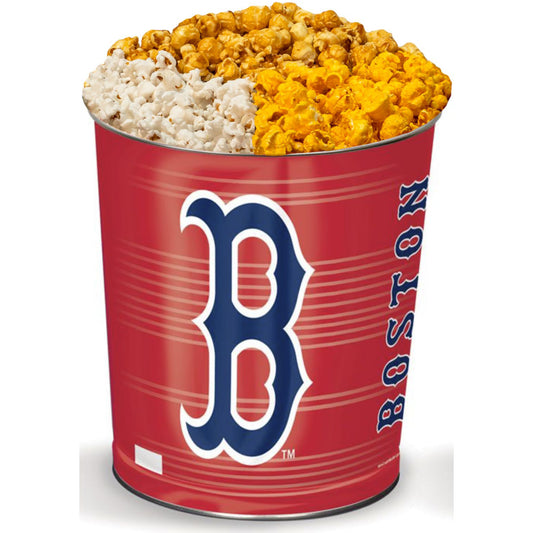 Boston Red Sox 3-Way Mix Popcorn Tin