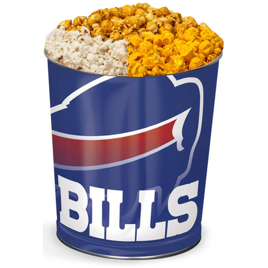 Buffalo Bills 3-Way Mix Popcorn Tin