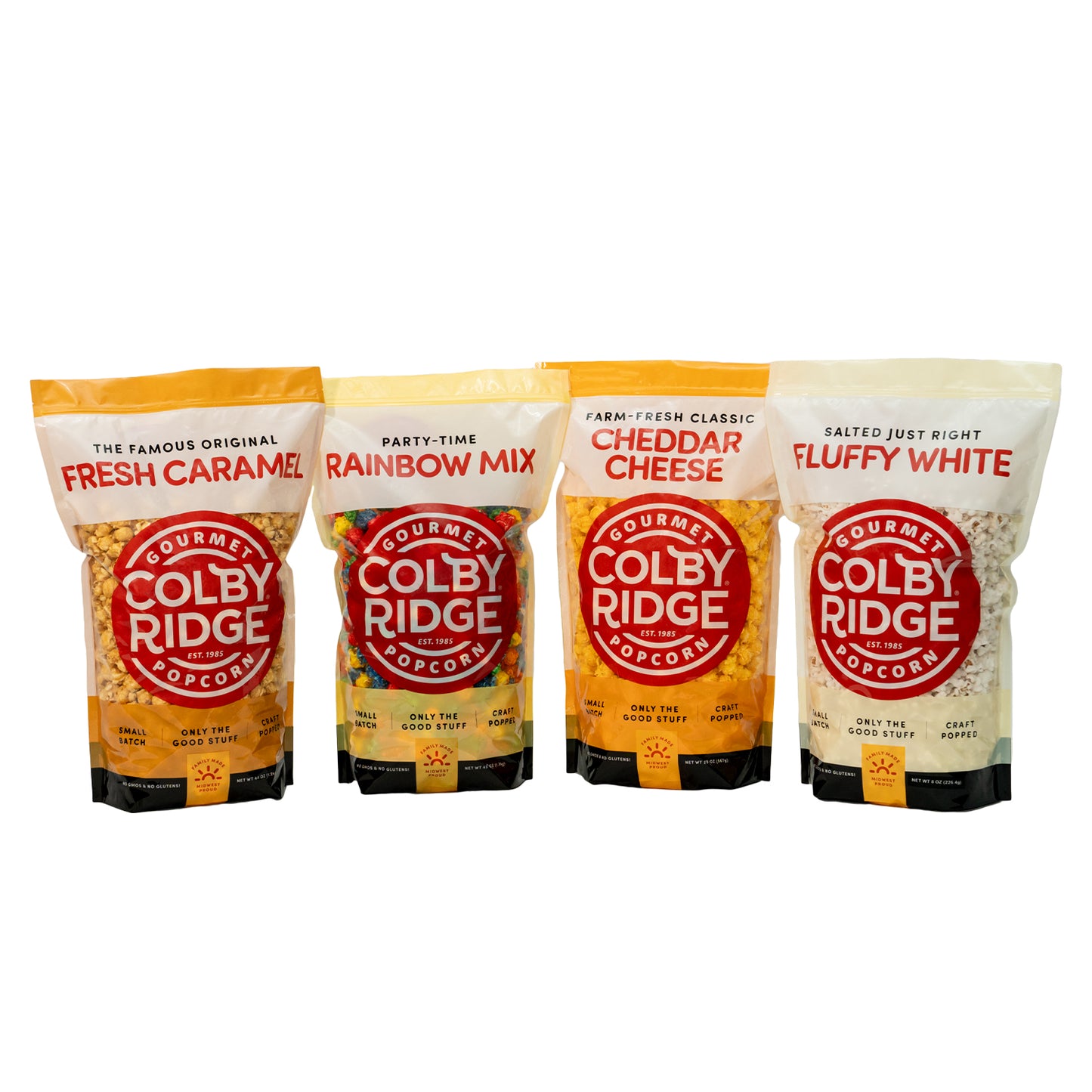 Four Bag Assortment with Rainbow Mix