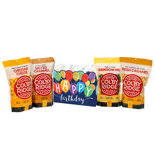 Happy Birthday Box Four Bag Assortment