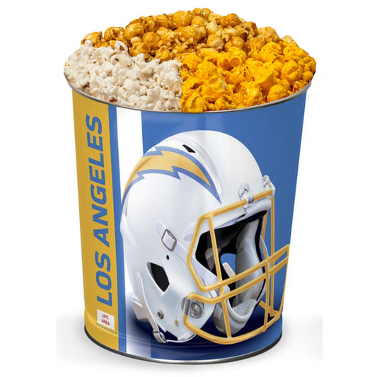 Los Angeles Chargers 3-Way Mix Popcorn Tin