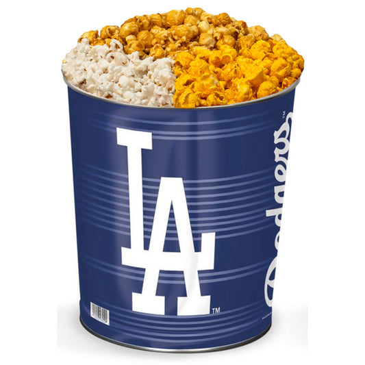 Los Angeles Dodgers 3-Way Mix Popcorn Tin