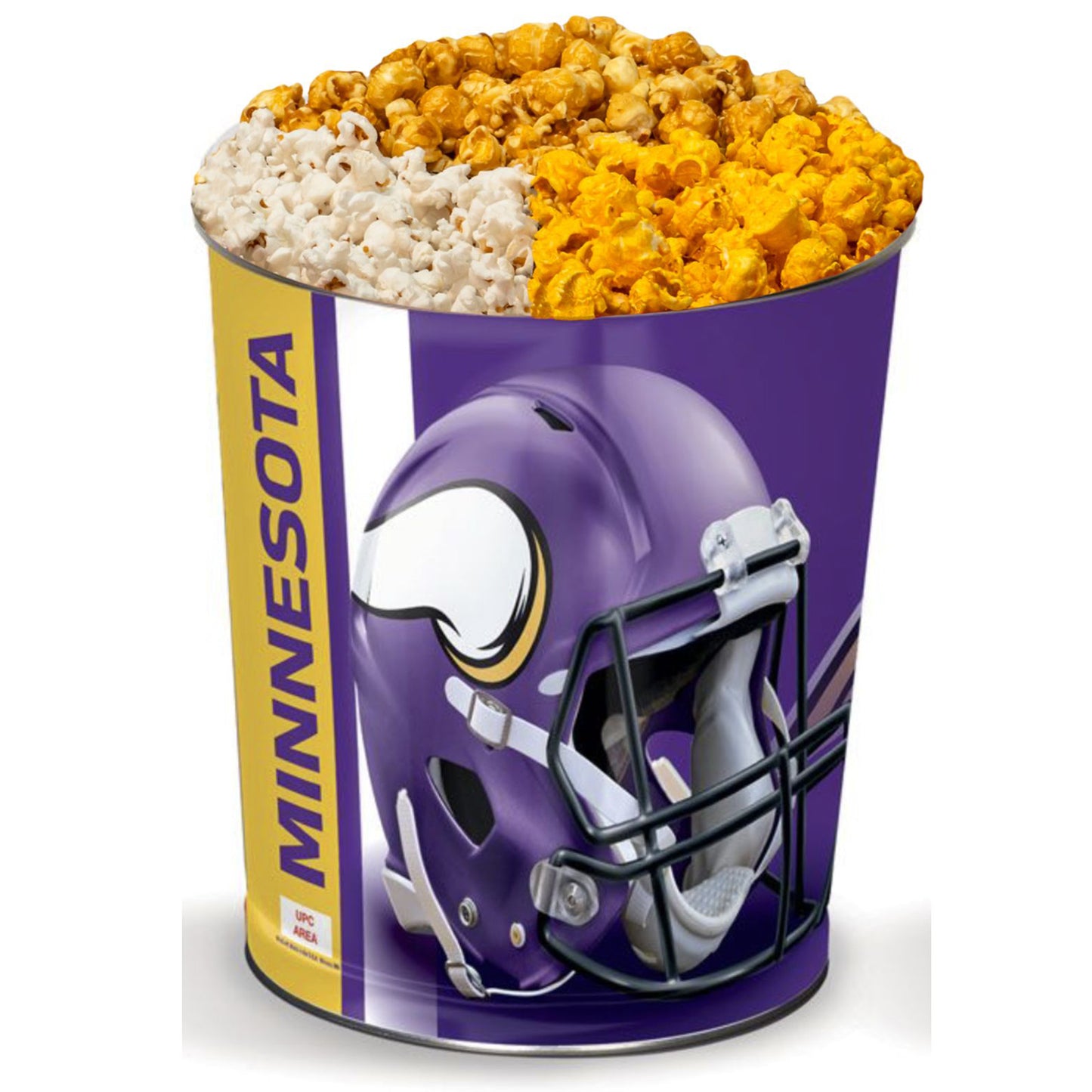 Minnesota Vikings 3-Way Mix Popcorn Tin