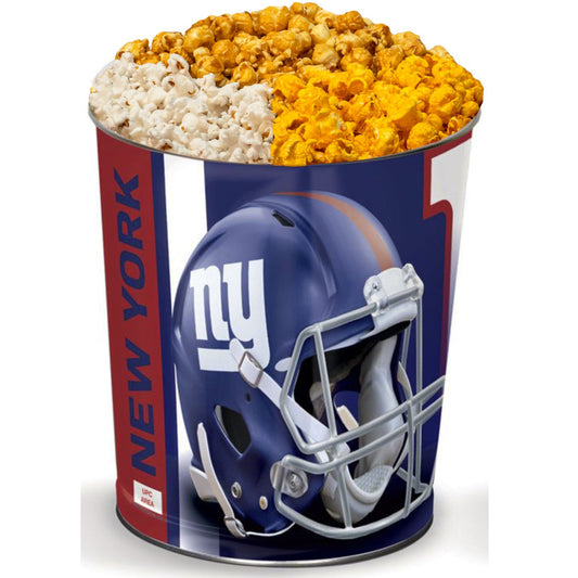 New York Giants 3-Way Mix Popcorn Tin