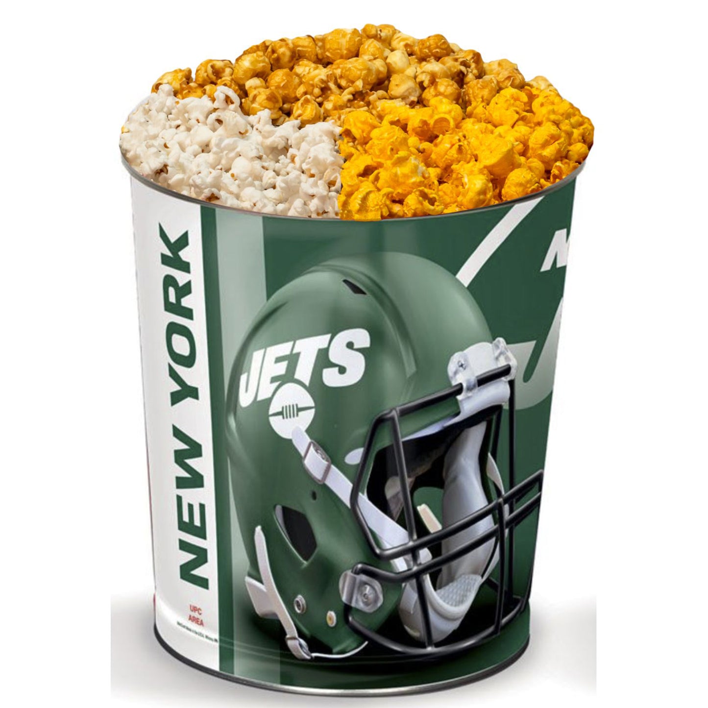 New York Jets 3-Way Mix Popcorn Tin