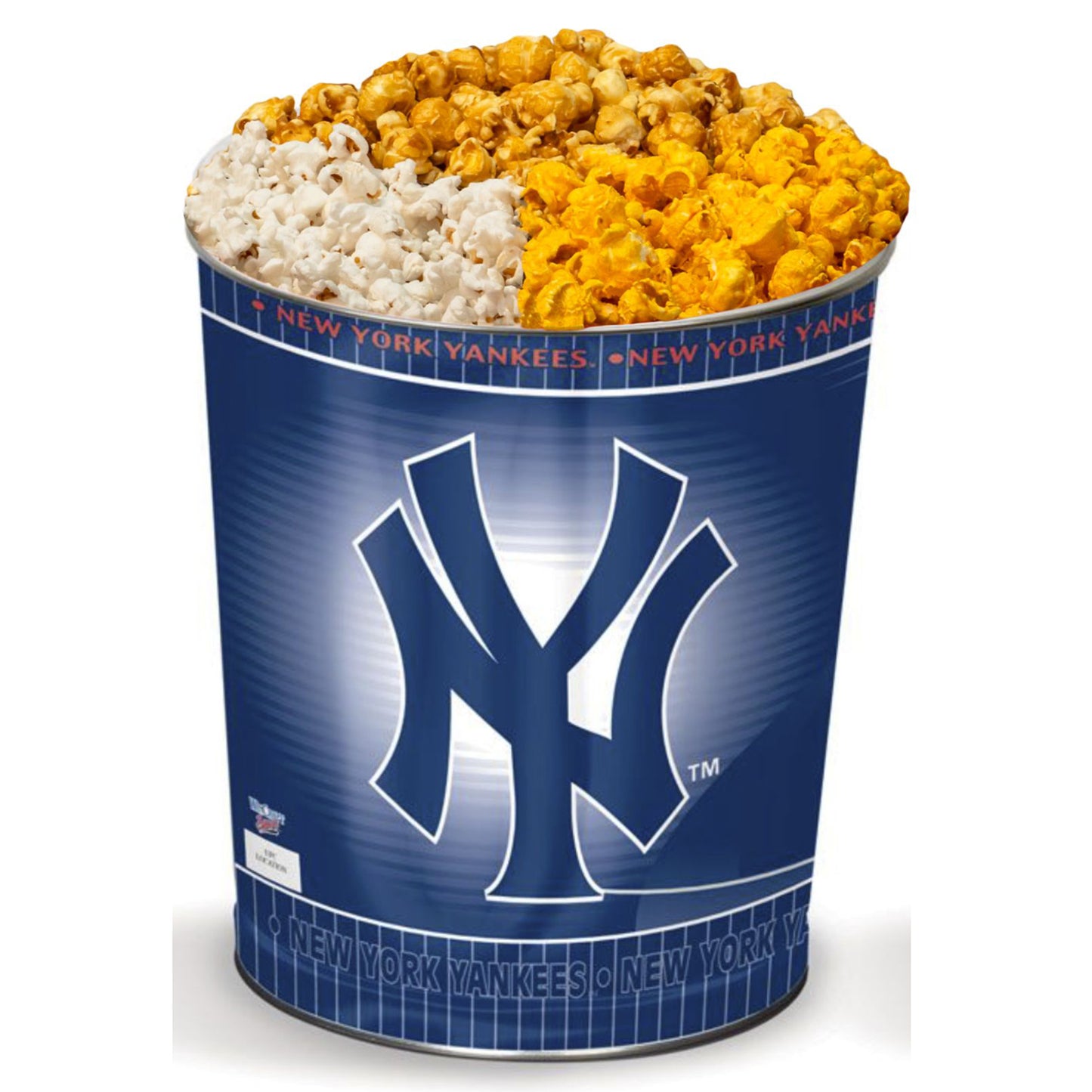 New York Yankees 3-Way Mix Popcorn Tin