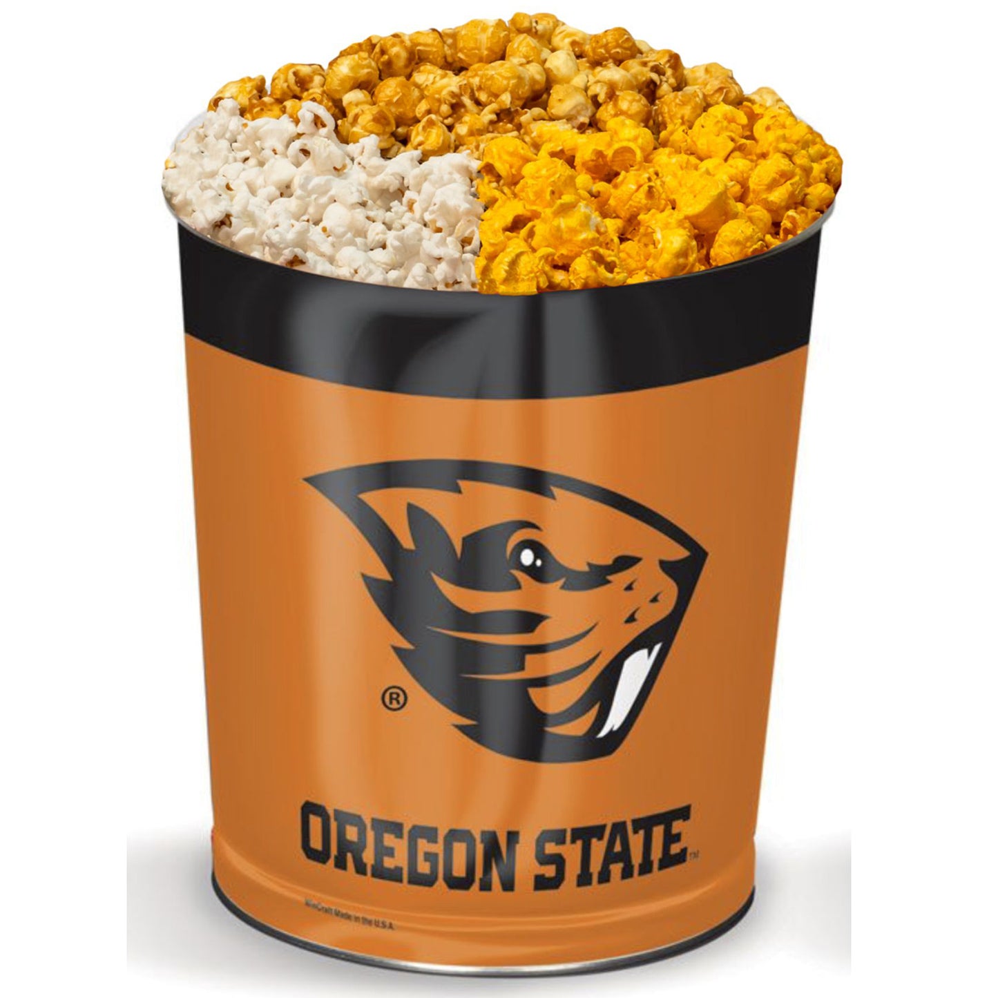 Oregon State Beavers 3-Way Mix Popcorn Tin