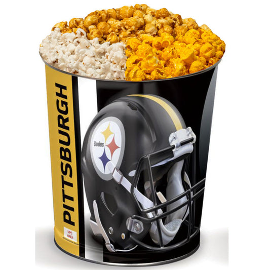 Pittsburg Steelers 3-Way Mix Popcorn Tin