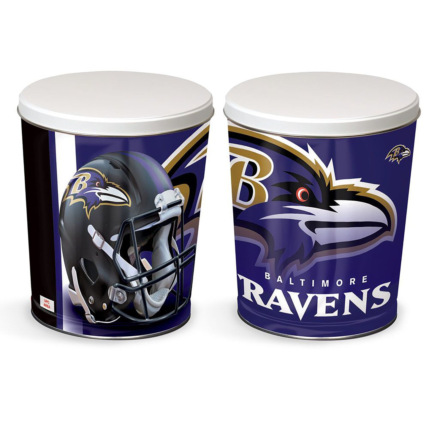 Baltimore Ravens 3-Way Mix Popcorn Tin