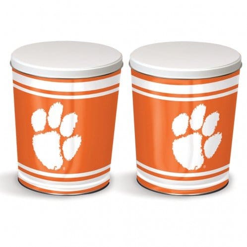 Clemson Tigers 3-Way Mix Popcorn Tin