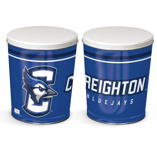 Creighton Bluejays 3-Way Mix Popcorn Tin
