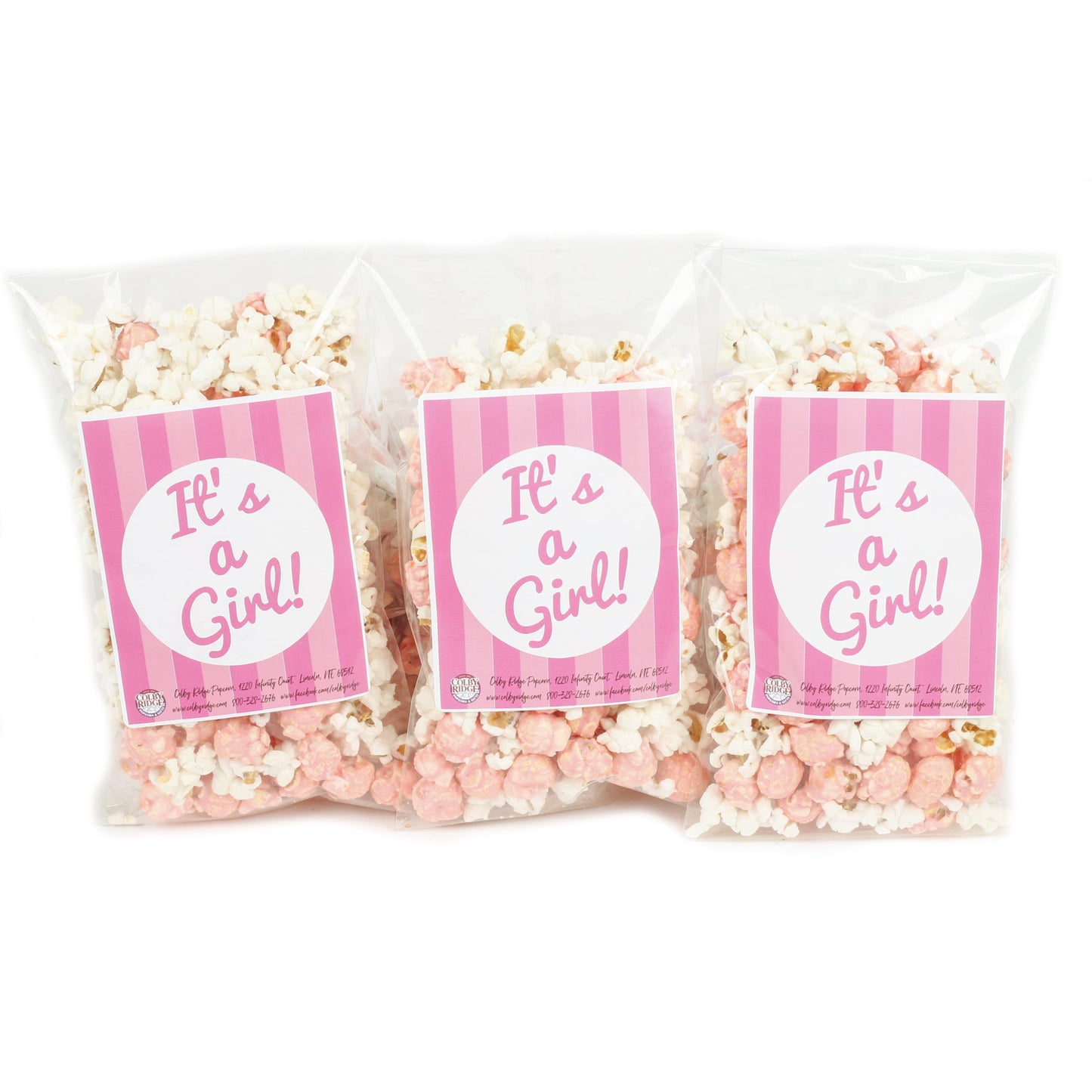 It's a Girl! Popcorn (20-Pack)