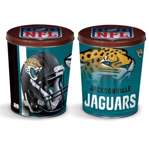 Jacksonville Jaguars 3-Way Mix Popcorn Tin