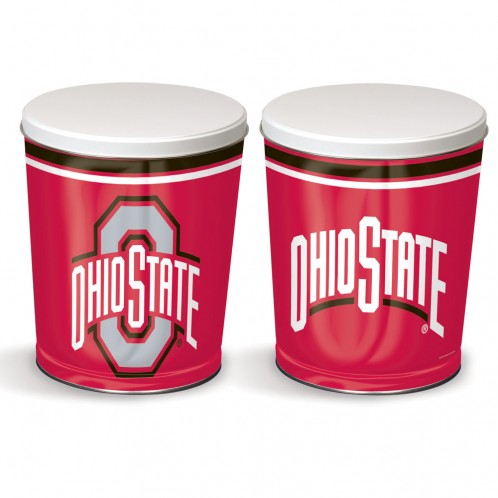 Ohio State Buckeyes 3-Way Mix Popcorn Tin