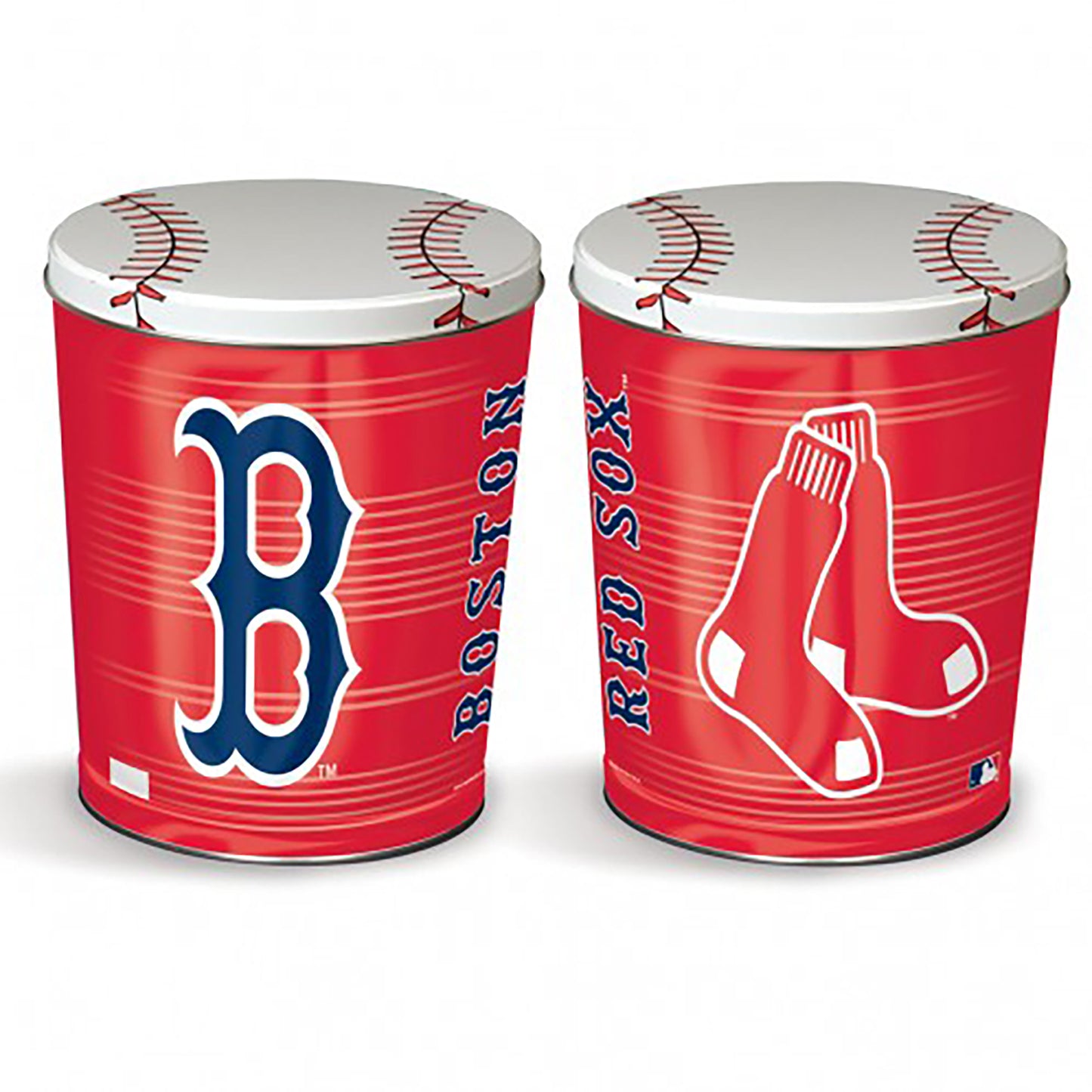Boston Red Sox 3-Way Mix Popcorn Tin
