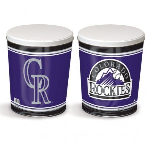 Colorado Rockies 3-Way Mix Popcorn Tin
