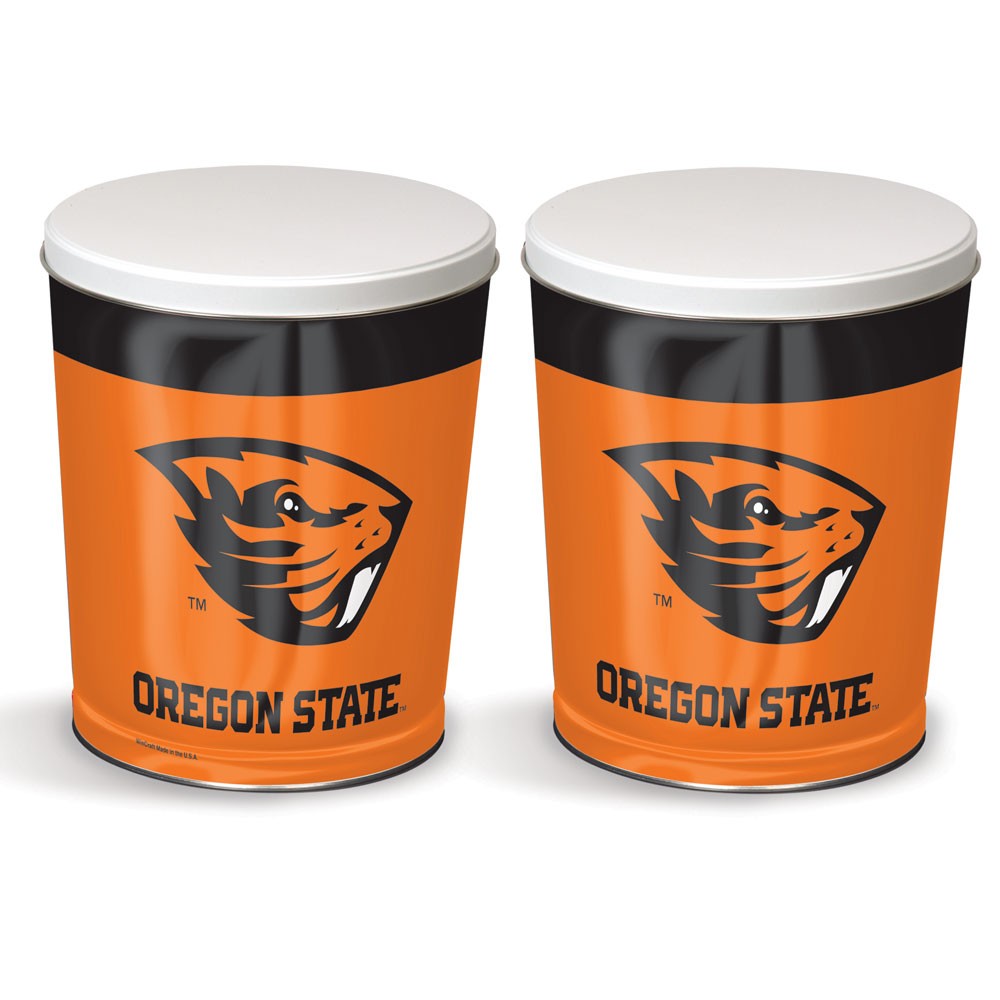 Oregon State Beavers 3-Way Mix Popcorn Tin
