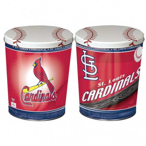 St. Louis Cardinals 3-Way Mix Popcorn Tin