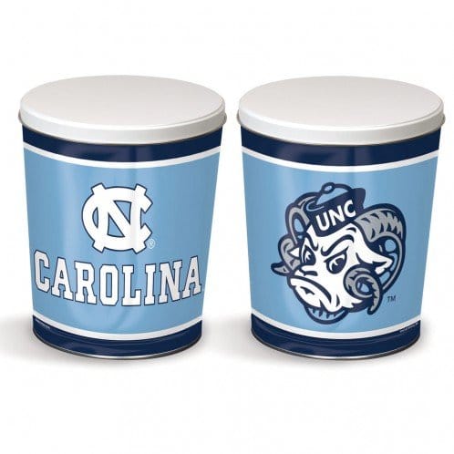 North Carolina Tarheels 3-Way Mix Popcorn Tin