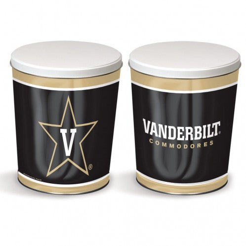 Vanderbilt Commodores 3-Way Mix Popcorn Tin